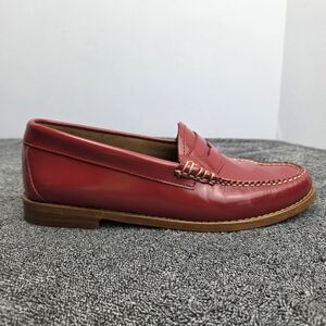 G.H. Bass & Co. Cherry Red Leather Loafers